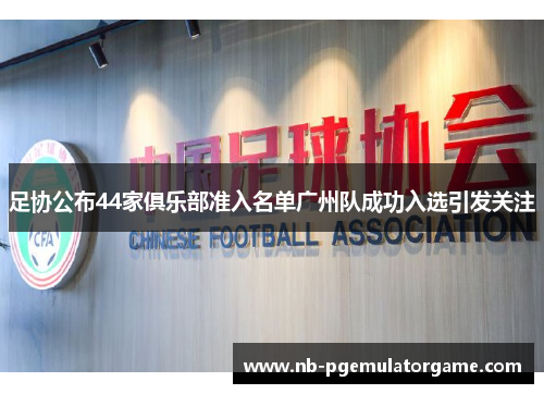 足协公布44家俱乐部准入名单广州队成功入选引发关注 足协公布44家俱乐部准入名单广州队成功入选引发关注